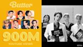 恭喜 BTS 防彈少年團熱門曲〈Butter〉MV 破九億！目前已有 8 支影片突破九億觀看量