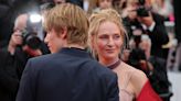 Uma Thurman joined by son at Cannes in rare joint red carpet appearance