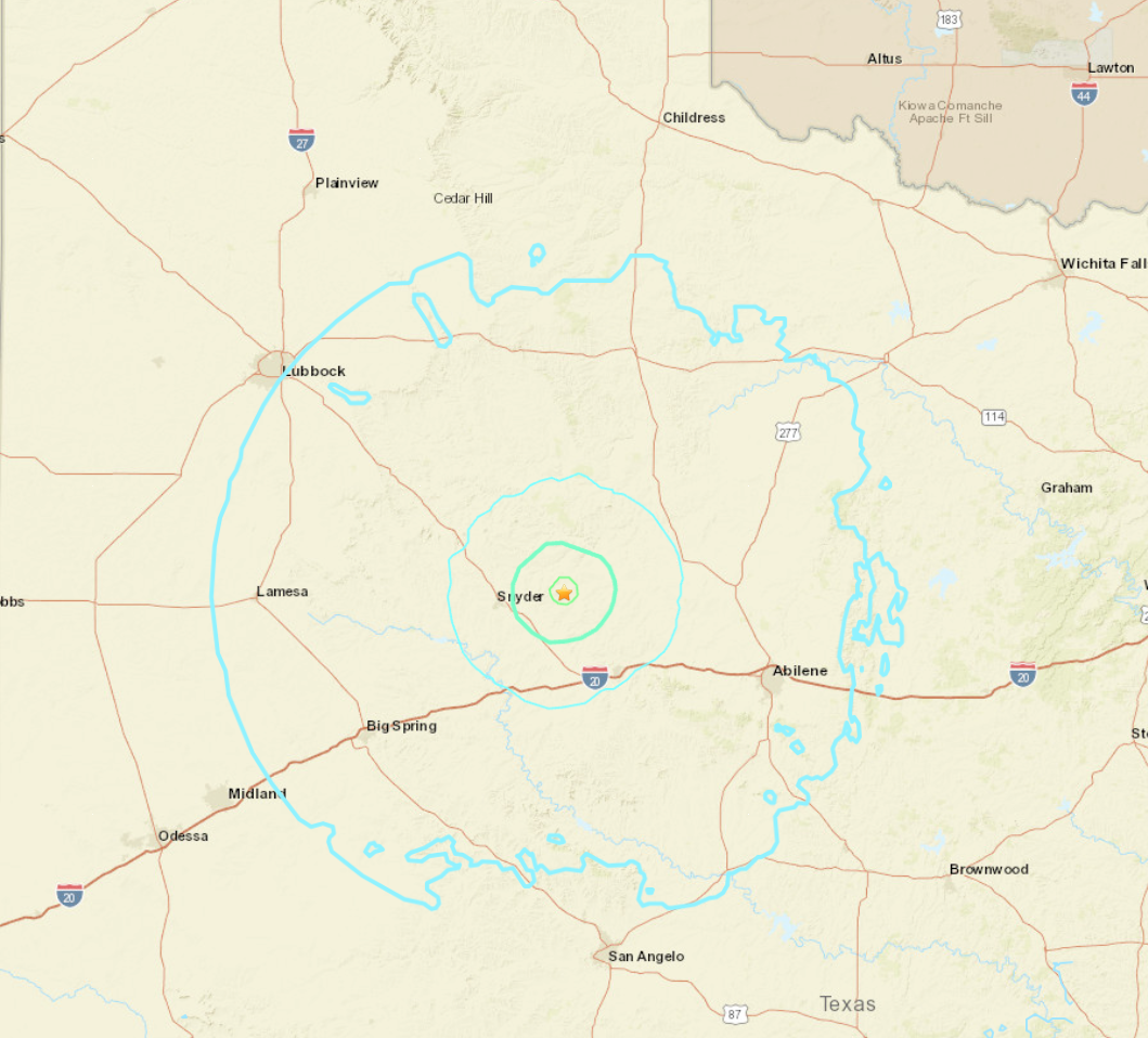4.9 earthquake hits Texas' Permian Basin