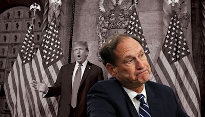 Samuel Alito displayed "stop the steal" symbol at home, days after Jan. 6