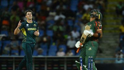 AUS vs BAN, T20 World Cup 2024, Super Eight: Warner, Cummins Rain on Bangladesh's Hopes as Australia Secure 28-Run Win...