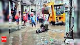 Streets and Houses Clogged with Rainwater in Ludhiana | - Times of India