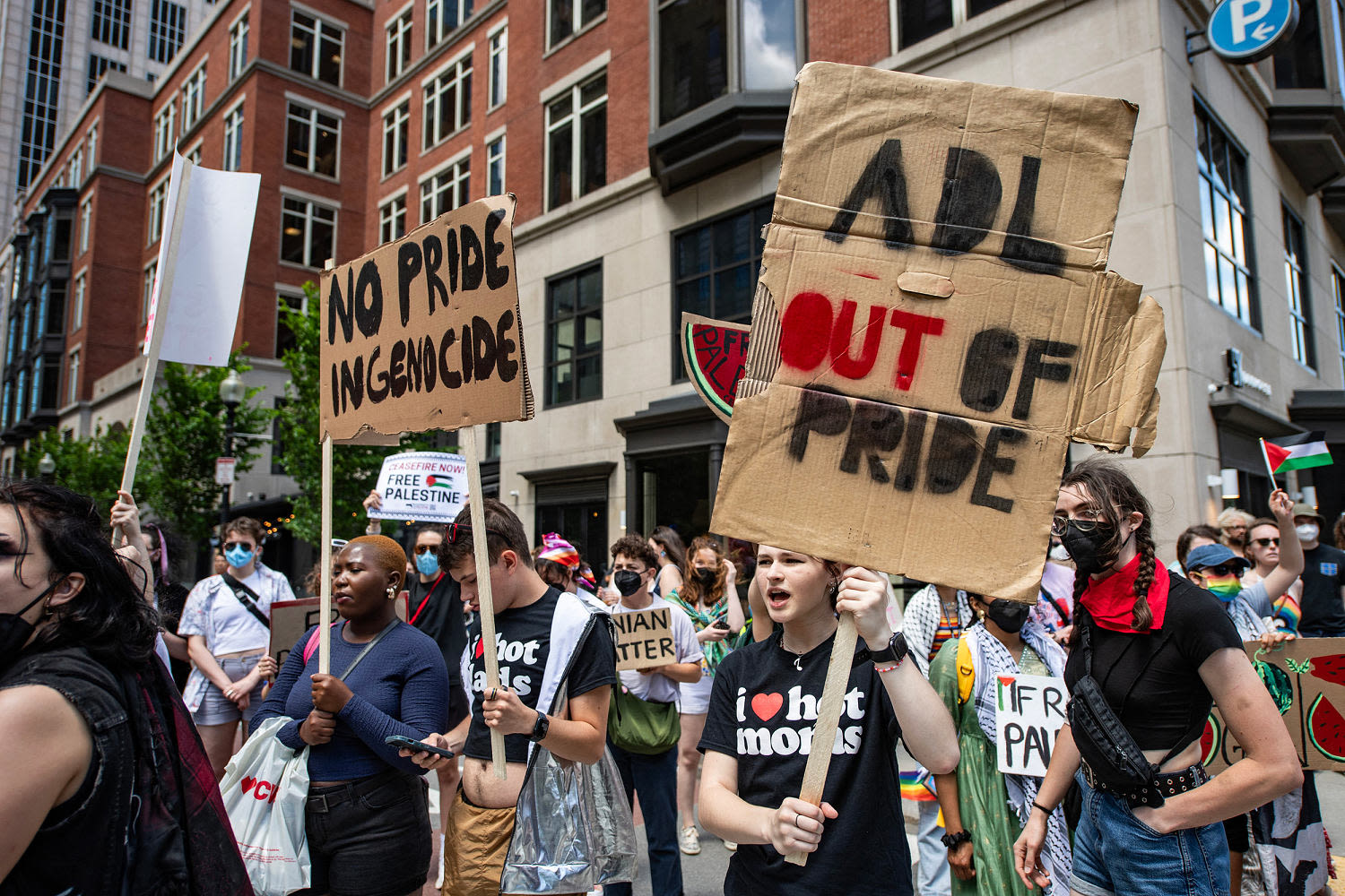 Israel-Hamas war protests have disrupted Pride marches across the U.S.