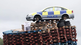 'Police car' put on top of Eleventh Night bonfire in Northern Ireland as cops issue statement