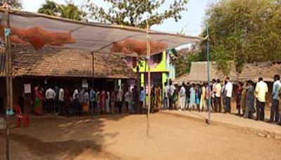 Around 38.77 pc voter turnout in 13 LS constituencies of Maha