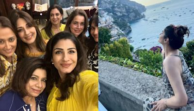 In pics: Raveena Tandon enjoys her vacation with ’Friends and Family’