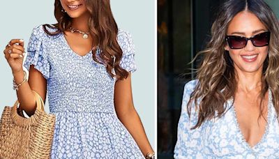 Jessica Alba’s Effortless Look Makes a Case for Bringing Florals Into Fall