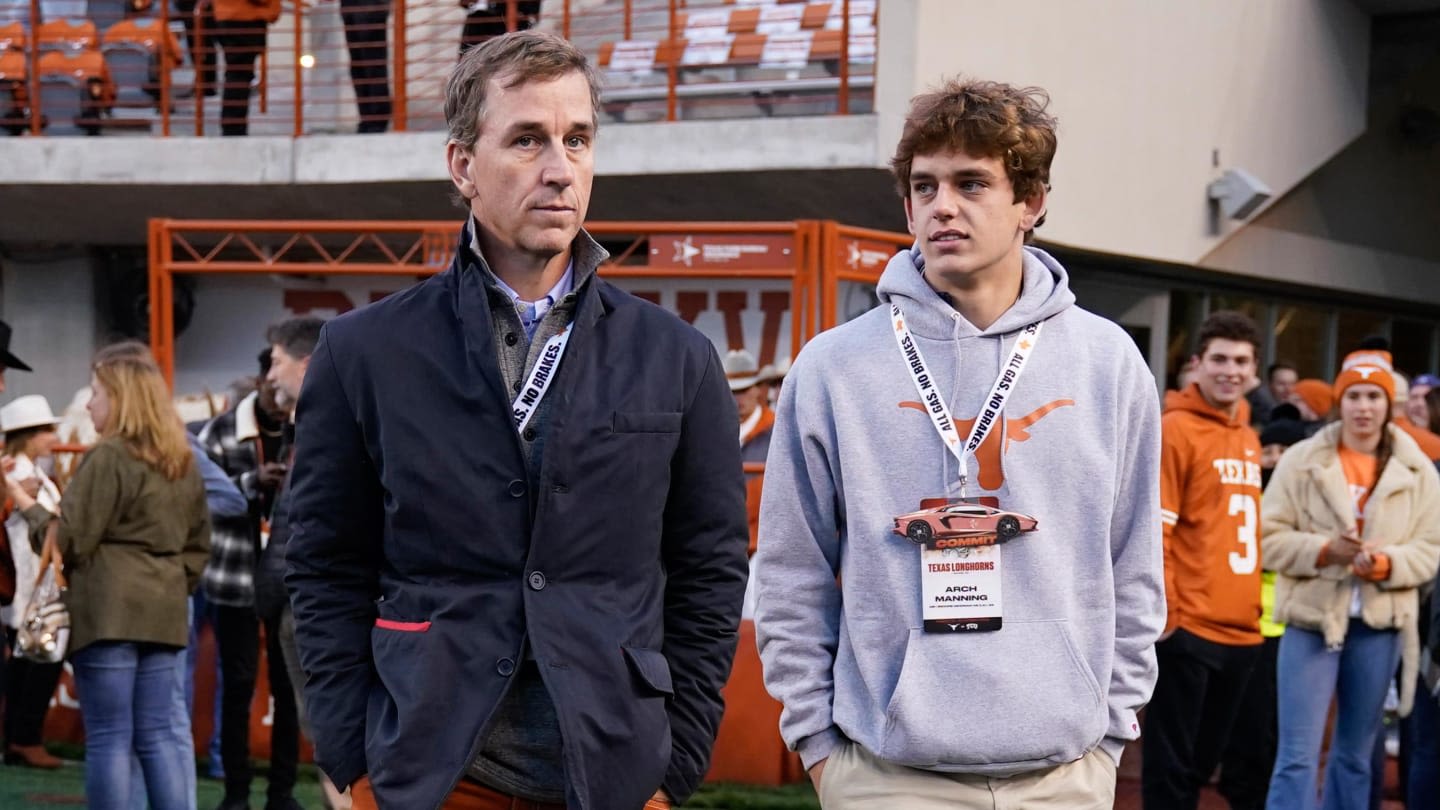 Cooper Manning Proud Son Arch's Growth Since Joining Texas