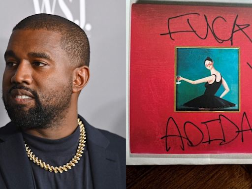 Disco de Kanye West autografado com xingamento a Adidas vai a leilão por US$ 500 mil