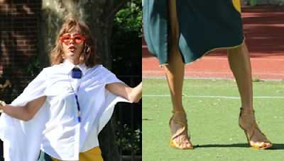 Nicole Ari Parker Gets Vibrant in Yellow Heels on the Set of ‘And Just Like That’