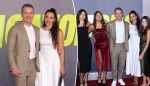 Matt Damon, wife Luciana Barroso make rare red carpet appearance with their 4 daughters for ‘The Instigators’