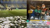 Hinchas de Colo Colo hicieron destrozos en el Estadio Bicentenario de La Florida