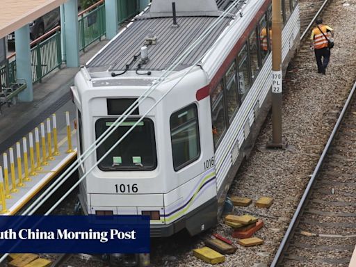 Derailed train forces Hong Kong’s MTR Corp to pause light rail services
