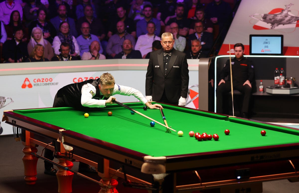 Jak Jones vs Kyren Wilson LIVE: World Snooker Championship final score and updates from day two