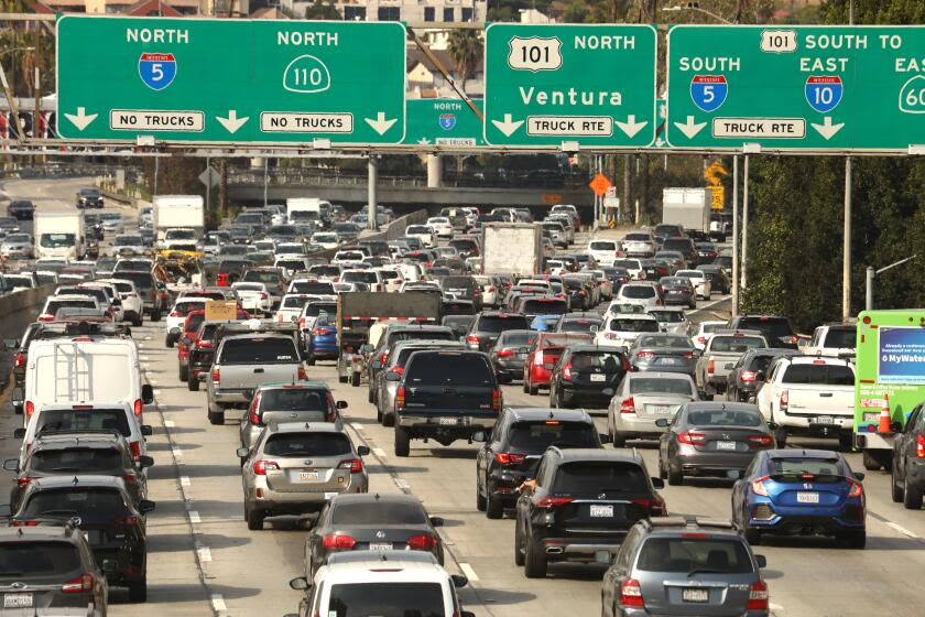 Letters to the Editor: The KNX reporter who made being stuck in L.A. traffic fun