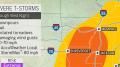 Tornadoes possible Wednesday as severe storms aim for Mississippi Valley