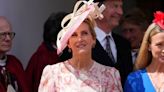 Sophie turns heads in gorgeous floral dress and hat in sweet nod to late Queen