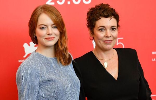 Olivia Colman details the cheeky prank she pulled on Emma Stone during sex scene