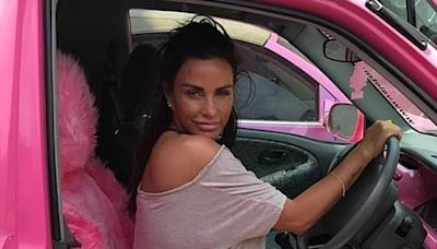 Katie Price ordered to give up pink Range Rover