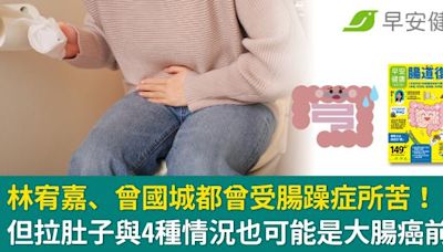 林宥嘉、曾國城都曾受腸躁症所苦！但拉肚子與4種情況也可能是大腸癌前兆