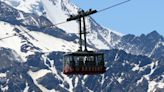 A 'drunk' skier died falling out of a gondola window in the French Alps