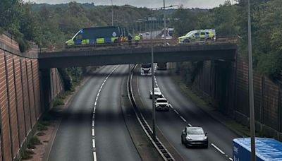 A50 back open after 'police incident' shut road for four hours