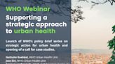Webinar: Supporting a strategic approach to urban health