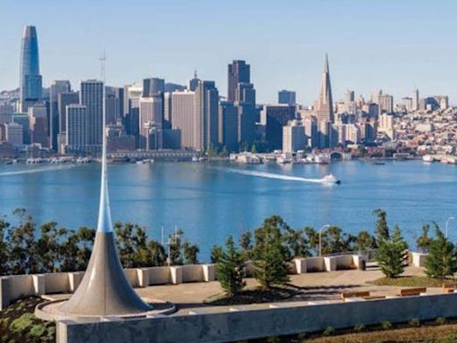 This Bay Area island has an impressive new park with sweeping Bay views