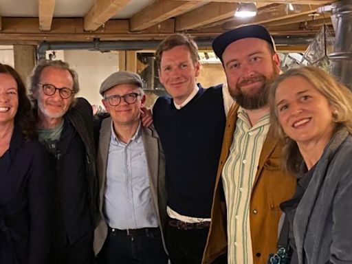 Endeavour cast has emotional reunion with Shaun Evans