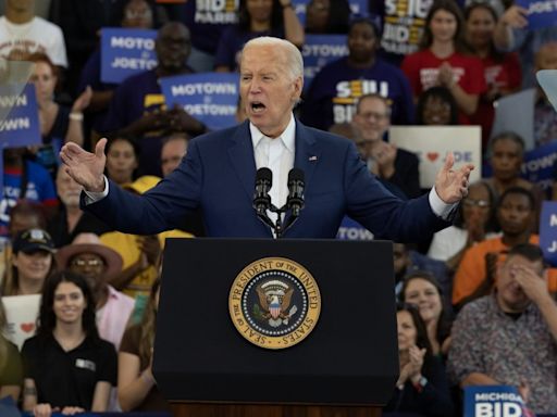 Detroit audience implores Biden to stay in the race