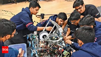 Students from India compete in Robocon 2024 for the ultimate robotics showdown | Delhi News - Times of India