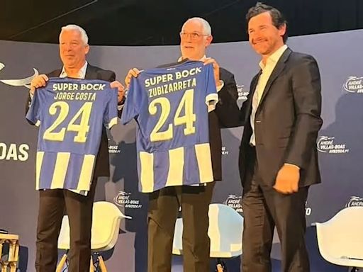 Zubizarreta, presentado como director deportivo del Oporto... si Villas-Boas es presidente