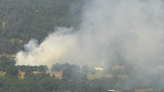 Vegetation fire burns in Nevada County