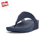 【FitFlop】LULU TOE-POST SANDALS 經典夾腳涼鞋-女(午夜藍/淡藍色)