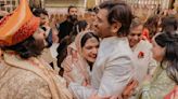 MS Dhoni hugs new bride Radhika Merchant in happy PIC from her wedding with Anant Ambani; drops special congratulatory post