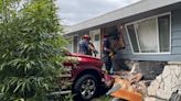 Driver 'seriously' injured after runaway truck hauling RV crashes into Edmonds home