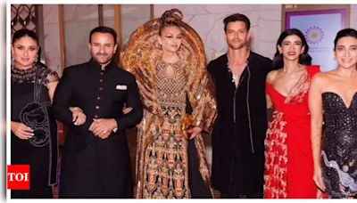 UNSEEN photo of Kareena Kapoor-Saif Ali Khan, Hrithik Roshan-Saba Azad, and Karisma Kapoor from NMACC gala goes viral | - Times of India