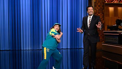 Rachel Dratch Flops and Hops as Olympic Breakdancer Raygun on ‘Tonight Show’