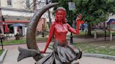 Man pleads guilty to dousing 'Bewitched' statue in red paint