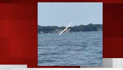 No injuries reported following plane crash into Lake Wawasee Saturday