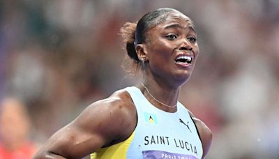 Julien Alfred storms to Olympic 100m women's gold as history made in Paris