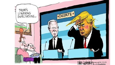 06/27 Mike Luckovich: Trump signal