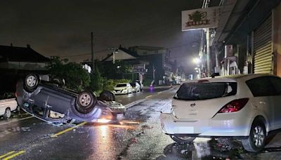 彰化離奇自撞再追撞民宅 恐怖畫面曝光！21歲駕駛恍惚送醫