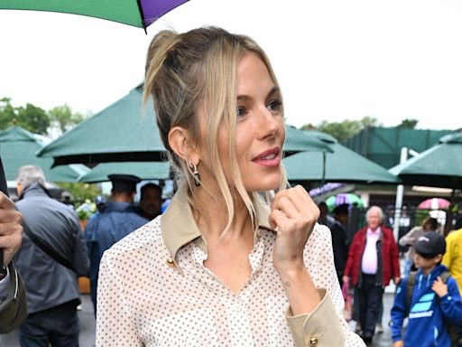 Sienna Miller's Wimbledon Look Was Uncharacteristically Traditional
