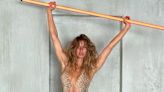 Gisele Bündchen Pulls Off Her Fiercest Pose in a Plunging Leopard-Print Swimsuit: See the Look