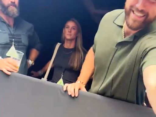 Jason and Kylie Kelce attend their first ‘Eras Tour’ concert in London