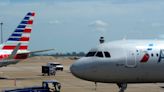 An American Airlines passenger was hit in the head by a food cart that came loose during landing, the FAA says