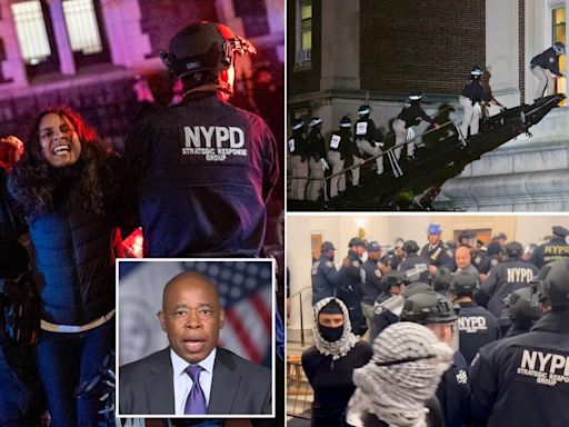 Mayor Adams demands Columbia University help pay for cost of NYPD raid on pro-terror rioters