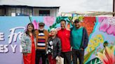 Nuevo mural colaborativo lleva más arte a la comuna de San Miguel - La Tercera