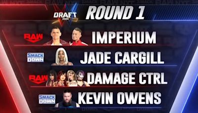 WWE RAW Selects Damage CTRL, SmackDown Picks Jade Cargill in 2024 WWE Draft